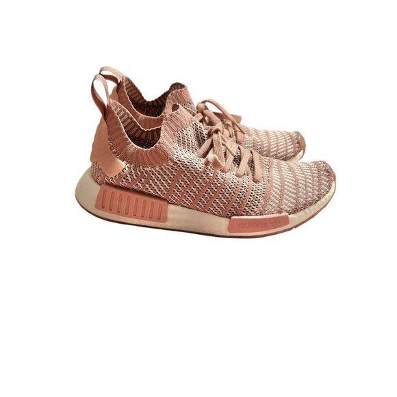 Adidas Womens NMD R1 Primeknit STLT Ash Pink Athletic Comfort Running Size 10 - Picture 1 of 8